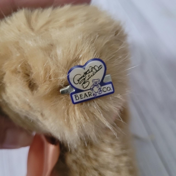 Annette Funicello Collectible Bear Clementine Plush With Pin - Picture 4 of 4